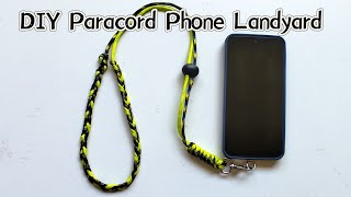 DIY Paracord Phone Lanyard  Easy Tutorial [upl. by Tsirc325]