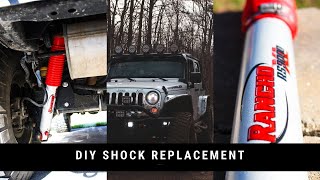 DIY How to replace shocks on your Jeep Wrangler [upl. by Trbor]