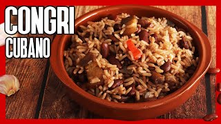 😋 Cómo Hacer ARROZ CONGRI CUBANO ► Receta de Congris Tradicional [upl. by Eeralih286]