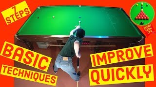 Snooker Learn Basic Techniques Quickly [upl. by Satterfield]