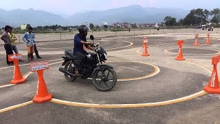 Motorbike Licence Trial in Nepal [upl. by Hut49]