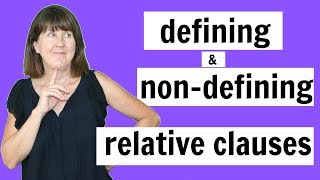 Defining and NonDefining Relative Clauses  English Grammar Lesson [upl. by Scevor]