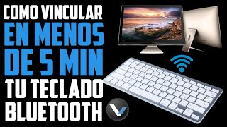 ✔️⌨️Tutorial Cómo vincular tu teclado Bluetooth con PC [upl. by Adnuhsor]