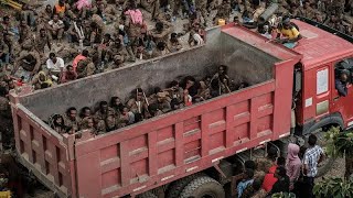 More than 7000 captive Ethiopian soldiers paraded in Tigray by rebel fighters [upl. by Aitital]