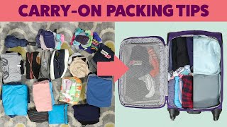 How To Pack A CarryOn Suitcase For A TwoWeek Trip [upl. by Enyrehtac946]