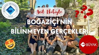 BOĞAZİÇİ HAKKINDA BİLİNMEYENLER ACİL EKİBİYLE [upl. by Ttezil]