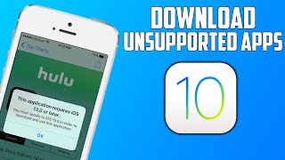 How To Install Unsupported Apps On iOS 10  10331034 No Computer 2021 [upl. by Avah907]