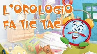 Lorologio fa tic tac  Canzoni per bambini di Mela Music MelaEducational [upl. by Aztilay]