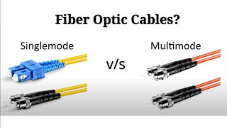 Difference Between Singlemode and Multimode Fiber Optic Cables [upl. by Bergstein]