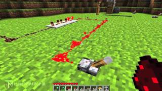 Minecraft Tutorial Basic Redstone Circuits Minecraftopia [upl. by Akinimod]