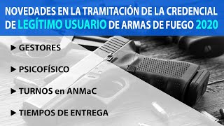 Legítimo usuario 2020  Nuevo sistema de Psicofísicos y de Turnos para ANMAC  Credenciales vencidas [upl. by Ivad]