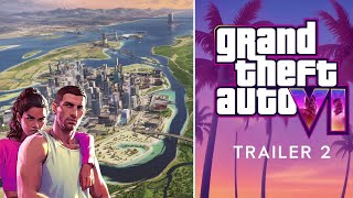 OFFICIAL GTA 6 TRAILER 2 IN MARCH 🔥 GTA 6 Map Miami Vice City AND MORE [upl. by Ahsirt929]