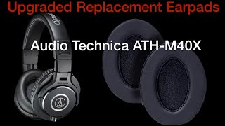 Audio Technica ATHM40X Earpad Replacement [upl. by Hilleary306]