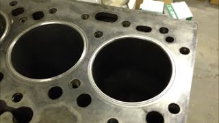 Dry Sleeve Cylinder Liner Install  JCB Backhoe Project Part 4 Perkins Diesel [upl. by Puduns]