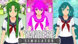 Super Colorful Yandere Simulator Mods  Midori Mai Waifu amp Saki Simulators [upl. by Erbua]