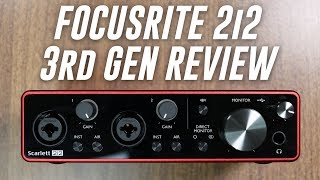 Focusrite Scarlett 2i2 3rd Gen USB Audio Interface Review  Explained [upl. by Orlov]