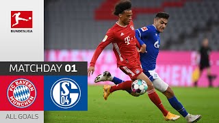 FC Bayern München  FC Schalke 04  80  All Goals  Matchday 1 – Bundesliga 202021 [upl. by Yluj]