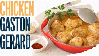 Chicken Gaston Gerard Learn the history and make the dish  Famous French chicken recipe [upl. by Ebarta]