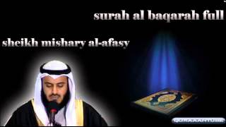 Mishary alafasy Surah Albaqarah with audio english translation [upl. by Wenz697]