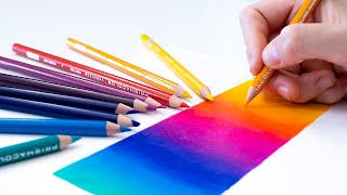 How to BLEND COLORED PENCILS For Beginners Prismacolor Tutorial [upl. by Ikin]