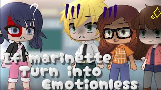 If marinette turn into emotionless Miraculous Ladybug MLB skit Gacha Club [upl. by Imyaj]