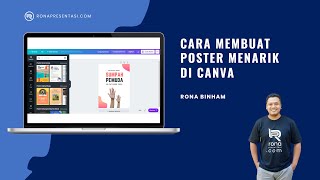 Cara Membuat Poster Di Canva Laptop atau PC Terbaru [upl. by Kursh]