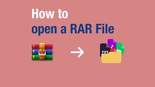 How to open a RAR File  WinRAR Video [upl. by Spearing]