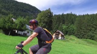 Blaa Alm Abfahrt Mountainbike DJI OSMO [upl. by Notseh]