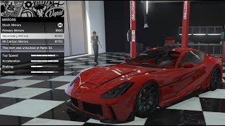 GTA 5  DLC Vehicle Customization  Grotti Itali GTO and Review [upl. by Kuska]