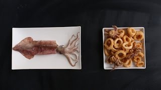 How to Prepare Squid for Crispy Fried Calamari  Kitchen Conundrums with Thomas Joseph [upl. by Eivla]