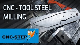 Part 1  Milling tool steel with a CNC machine [upl. by Enileuqcaj]