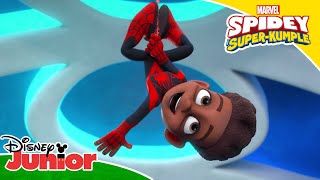 Dwóch SpiderManów  Spidey i superkumple  Disney Junior Polska [upl. by Eniale]