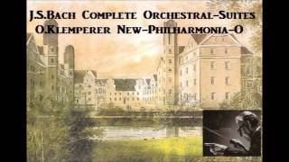 JSBach Complete OrchestralSuites  OKlemperer NewPhilharmoniaO  1969 [upl. by Navillus]