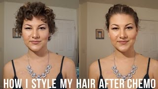 How To Style Hair During amp After Chemotherapy  Chemo Curls [upl. by Steinway640]