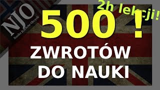 Zwroty po angielsku  Język angielski darmowy kurs  500 zwrotów [upl. by Shawnee489]