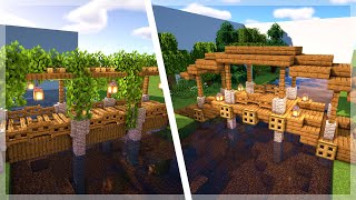 Minecraft 3 Simple Medieval Bridge Build Ideas and Designs [upl. by Germaun]