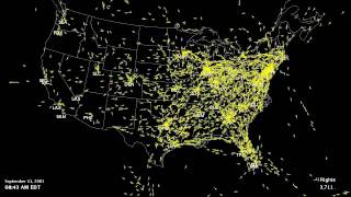 September 11 FAA Closure of US Airspace [upl. by Litsyrk]