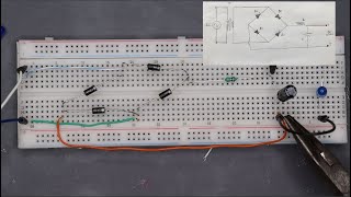 Fullwave bridge rectifier circuit Power Supply [upl. by Assillam85]