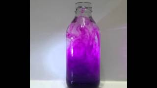 Diffusion of potassium permanganate in water [upl. by Karlik295]