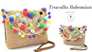 TUTORIAL Tracolla quotBohemianquot borsa uncinetto lafatatuttofare [upl. by Seale]