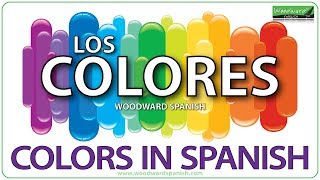 Colors in Spanish  Los colores en español  Learn Spanish Vocabulary [upl. by Ramuk]