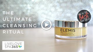 Elemis  ProCollagen Cleansing Balm on LIVELOVESPA365 [upl. by Waterer]