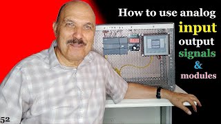 How to use analog inputoutput signals  modules  siemens s71200 plc programming tutorial [upl. by Amice628]