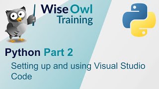 Python Part 2  Setting up and using Visual Studio Code [upl. by Anitnahs882]