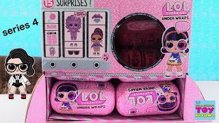 LOL Surprise Under Wraps Series 4 Unboxing Doll Toy Review  PSToyReviews [upl. by Llenwahs]