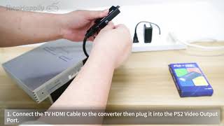 How to Setup the PS2 to HDMI adapter converter [upl. by Swain896]