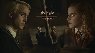 Draco amp Hermione  The Night We Met [upl. by Cirdes]