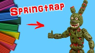 Making Springtrap  FNAF with Clay [upl. by Fleeta]