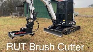 Review RUT 36in Excavator Brush Cutter [upl. by Jerrome]