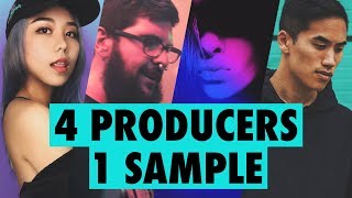 4 PRODUCERS FLIP THE SAME SAMPLE ft Dyalla Mr Bill JVNA [upl. by Roice967]